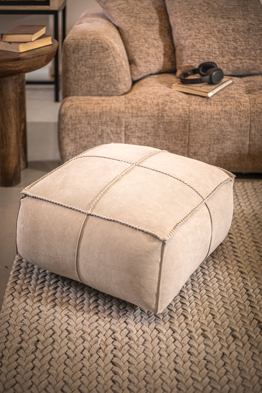 פוף עור ווסט מרובע סייג'