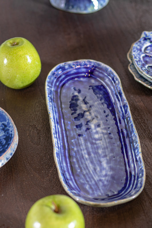 Serving Tray Genesis Blue