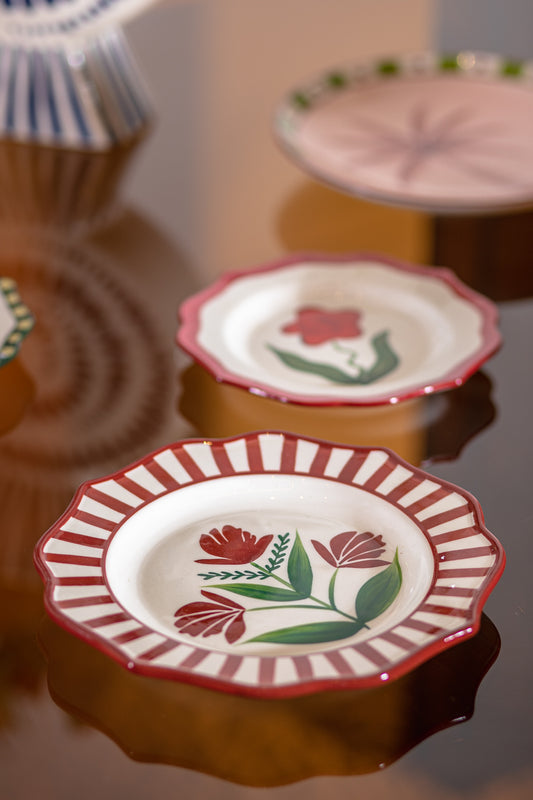Louise Rose Plate - Quartet