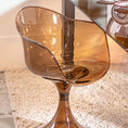 Glossy Cognac Chair