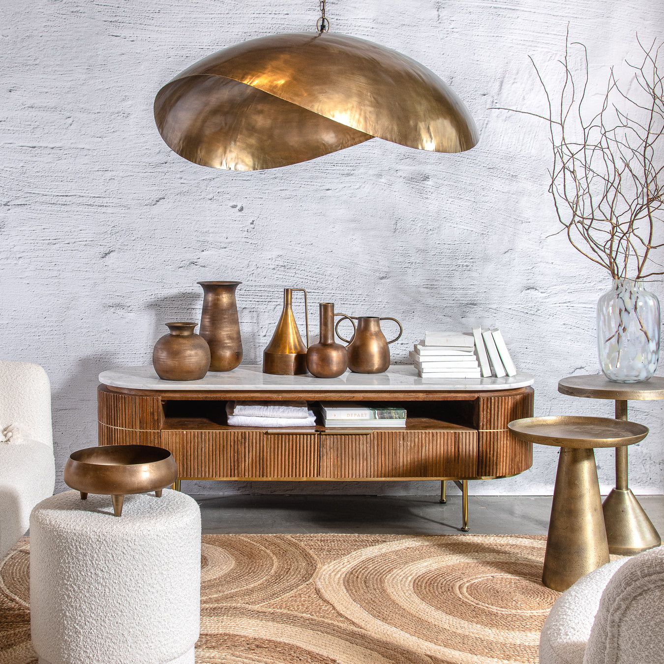 מנורה סנטרל גולד L