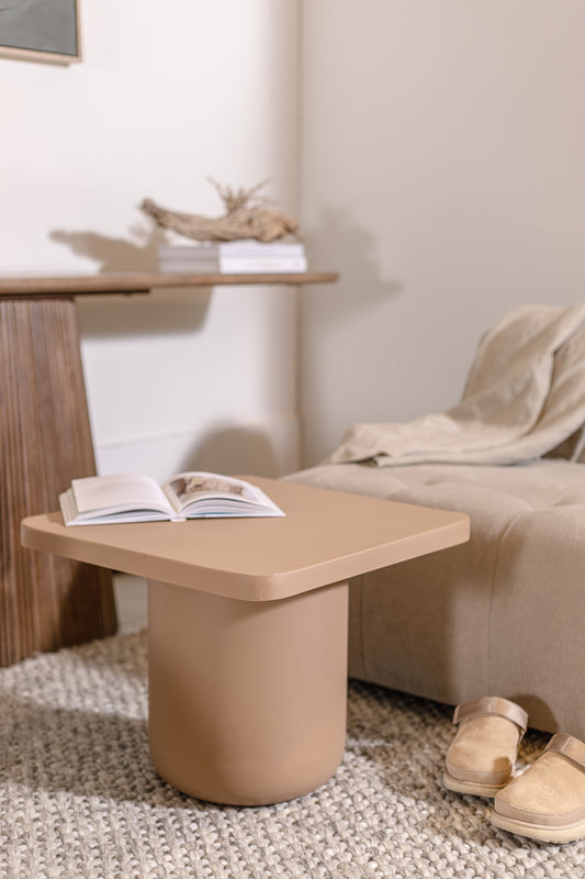 שולחן מטאל ספייס בראון