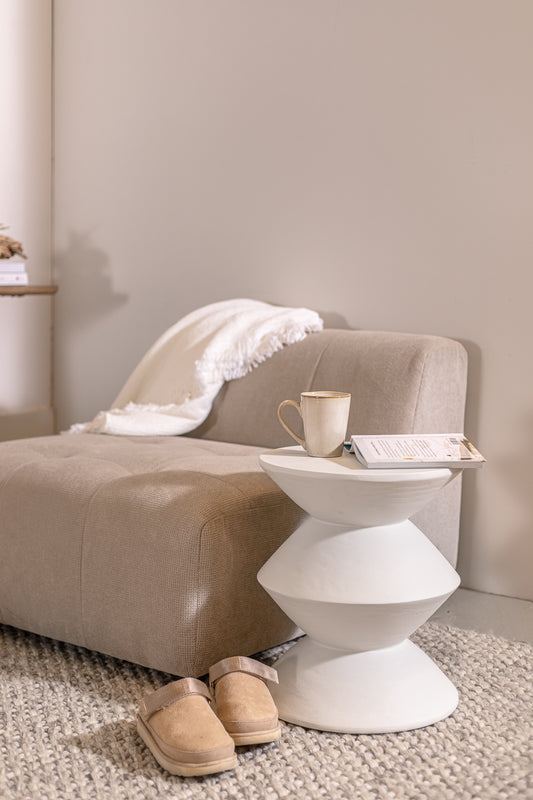 כורסה לוק אייבורי גריי