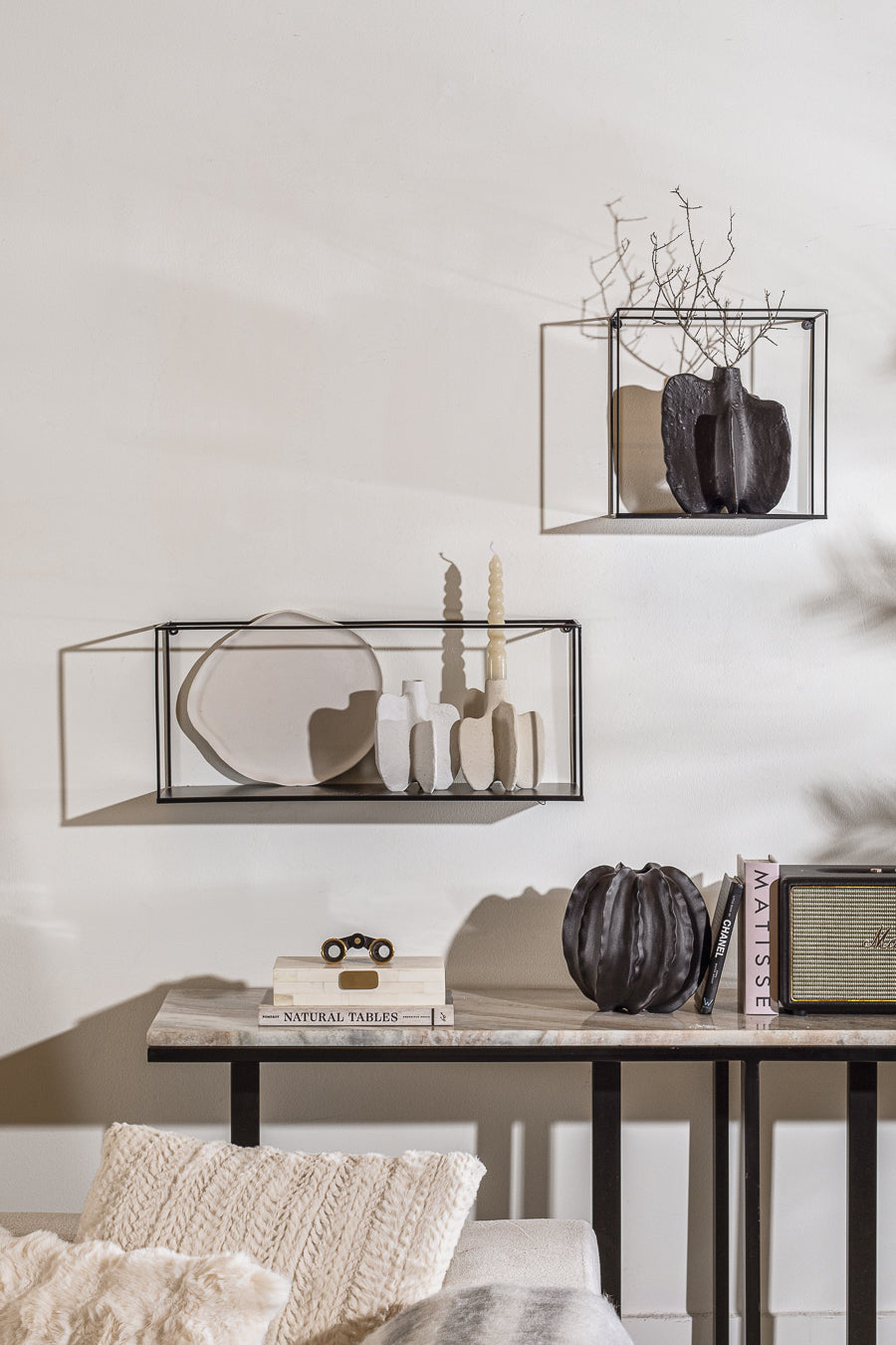 מדף סווידיש סינגל בלאק  L