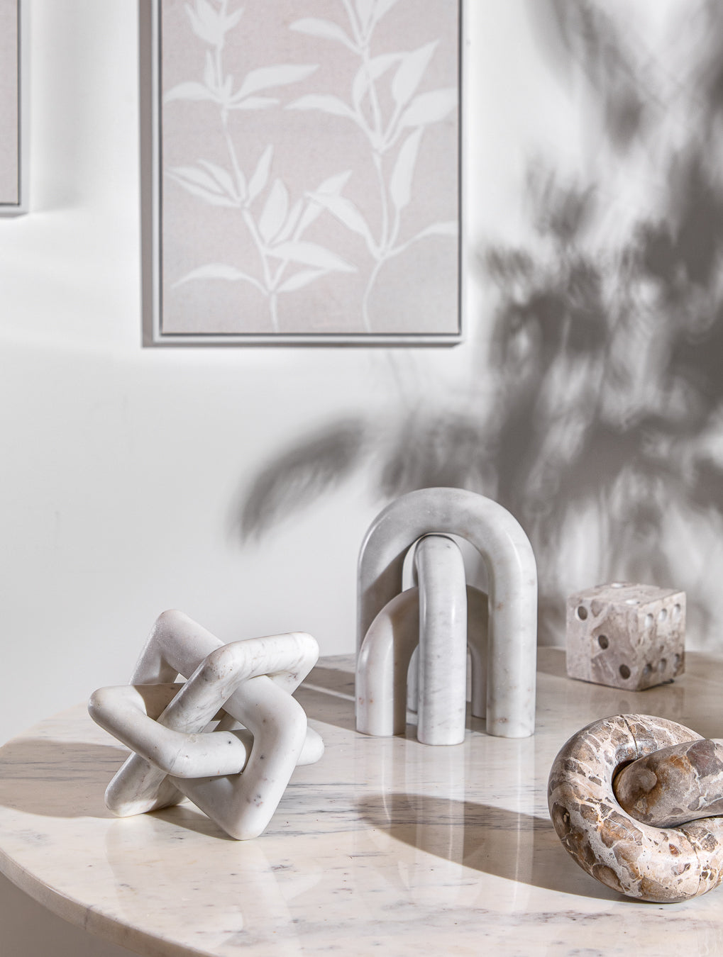 תמונה תבליט פלוואר בז' אנד ווייט S