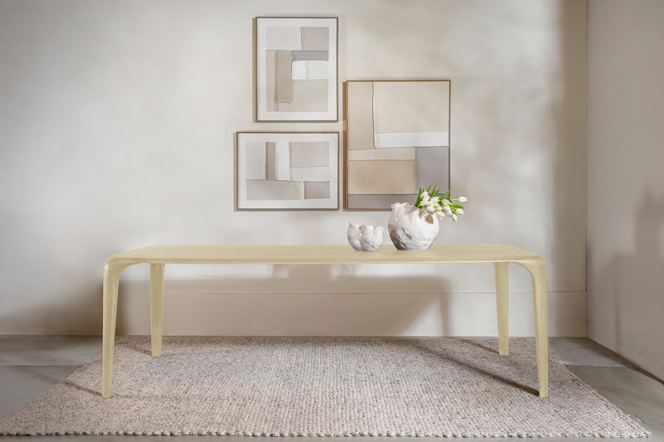 שולחן אוכל אוליבר נטוראל 210x105