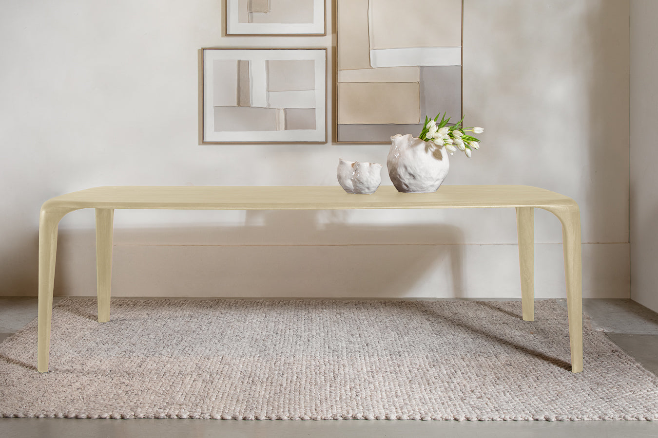 שולחן אוכל אוליבר נטוראל 210x105