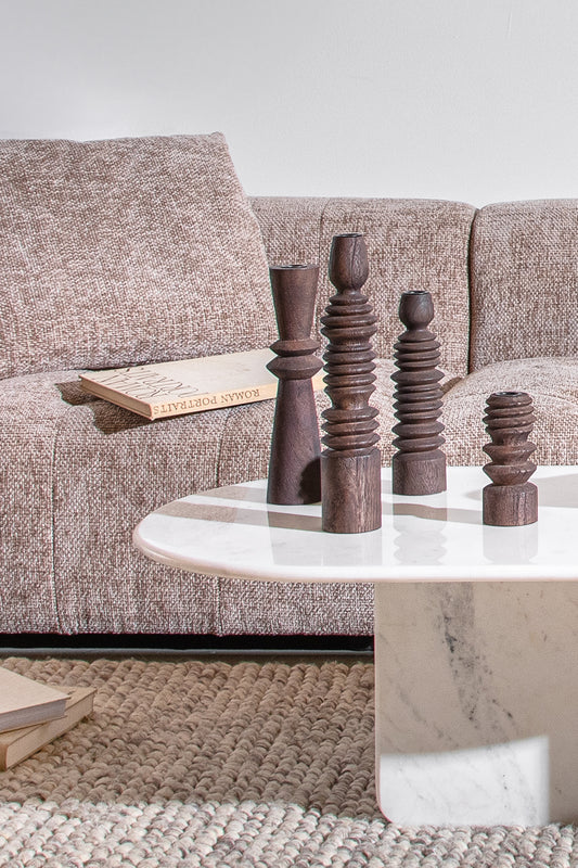 פמוט אורגניק עץ