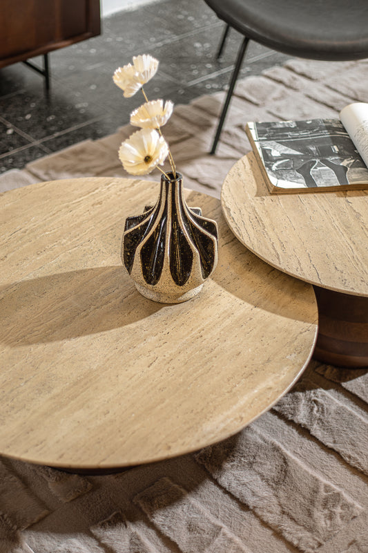 שולחן קוזי טרוורטין M