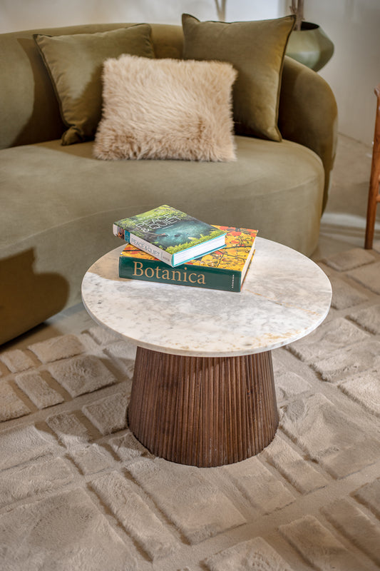 שולחן מרגו ווייט מארבל