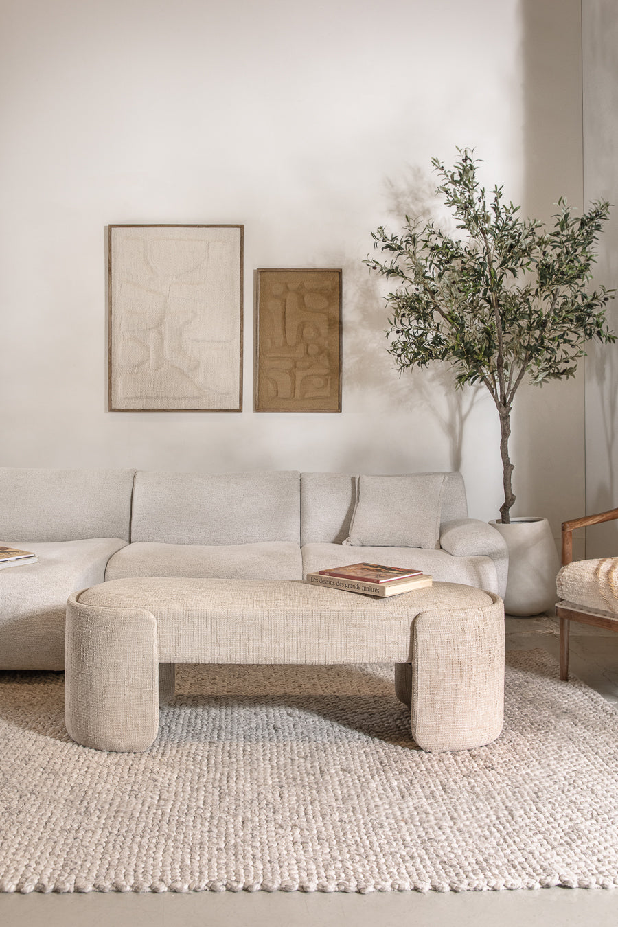 ספסל נורה אייבורי